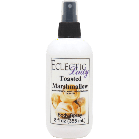 Toasted Marshmallow Body Spray, Eclectic Lady, Hydrating Mist, Unisex, 16 oz