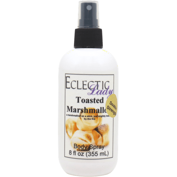 Toasted Marshmallow Body Spray, Eclectic Lady, Hydrating Mist, Unisex (Double Strength), 16 oz