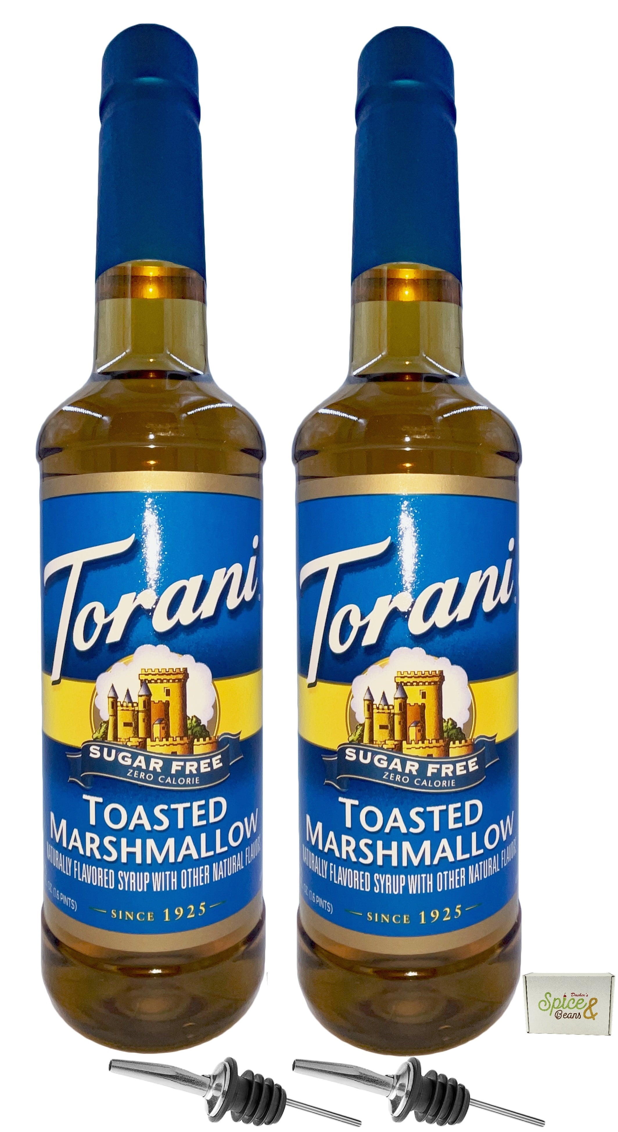Toasted Marshmallow Sugar Free Flavoring Syrup with Pourers 25.4 oz
