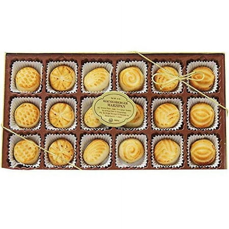 Toasted Marzipan Shapes Gift Box by Bergen Marzipan