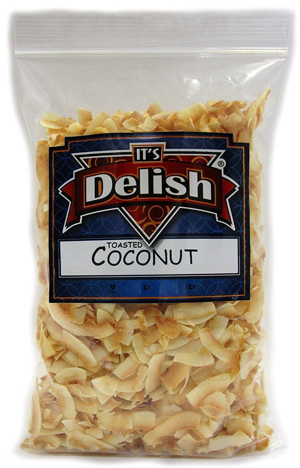 Toasted Natural Coconut Chips Unsweetened by Its Delish, 2 lbs