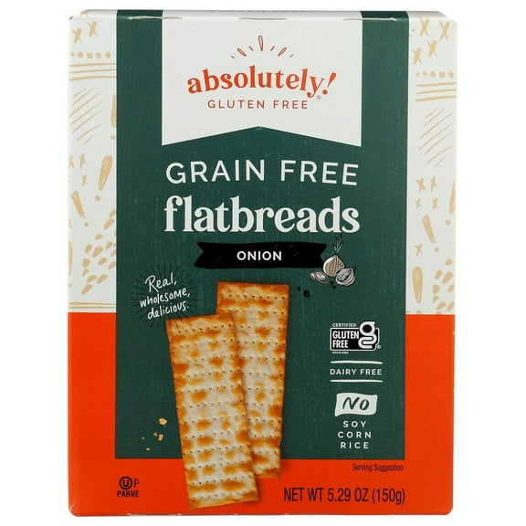 Toasted Onion Flatbread, 5.29 Ounce -- 12 per case. by