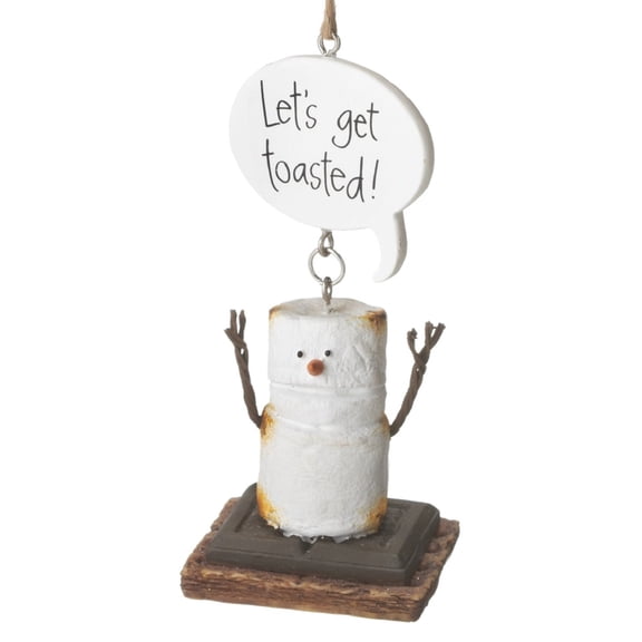 Toasted S'Mores Let's Get Toasted! Christmas/ Everyday Ornament