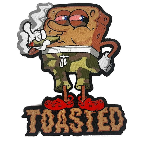 Toasted- Woven Patch - 4" x 5"