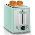 thumbnail image 1 of Toaster 2 Slice,LCD Display,7 Shade Settings,1.４" Extra Wide Slots Toaster,4-in-1 Functions,Removable Crumb Tray,900W,Blue, 1 of 6