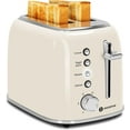 thumbnail image 1 of Toaster 2 Slice, Retro Extra-Wide Slot Toasters and Small Electric Kettle, 1L Portable Electric Tea Kettle 1100W, 1 of 8