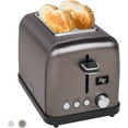 thumbnail image 1 of Toaster 2 Slice, Stainless Steel Bread Toaster with LCD Display, 7 Shade Settings, 900W, Dark Metallic, 1 of 7
