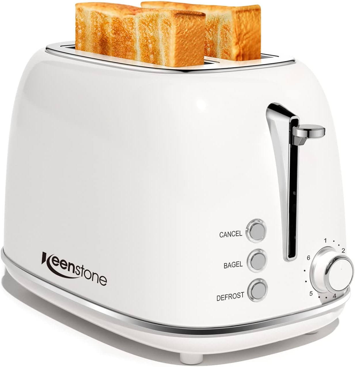 Buy Toaster 2 Slice, Keenstone Stainless Steel Retro Toaster with Cancel  Bagel Defrost Function, 6 Toasting Shade Settings, Removable Crumb Tray,  1.5 Extra Wide Slot Toaster, Retro Light Blue Online at desertcartINDIA