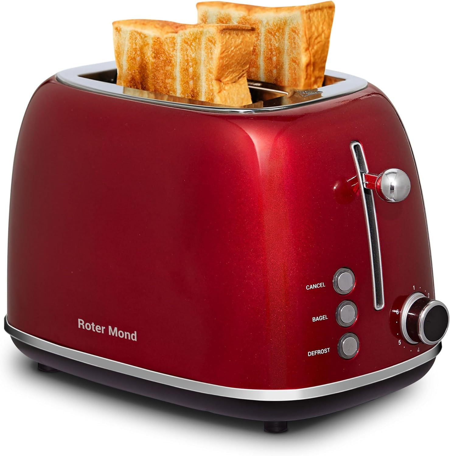 Toaster Selector Toaster 2 Slice, Touch Control Screen, Smart Stainless Toaster, 6 Shade ...