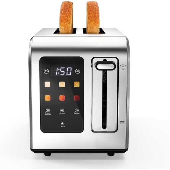 Toaster 2 Slice with Touchscreen Toasters Wide Slot, Max 925W