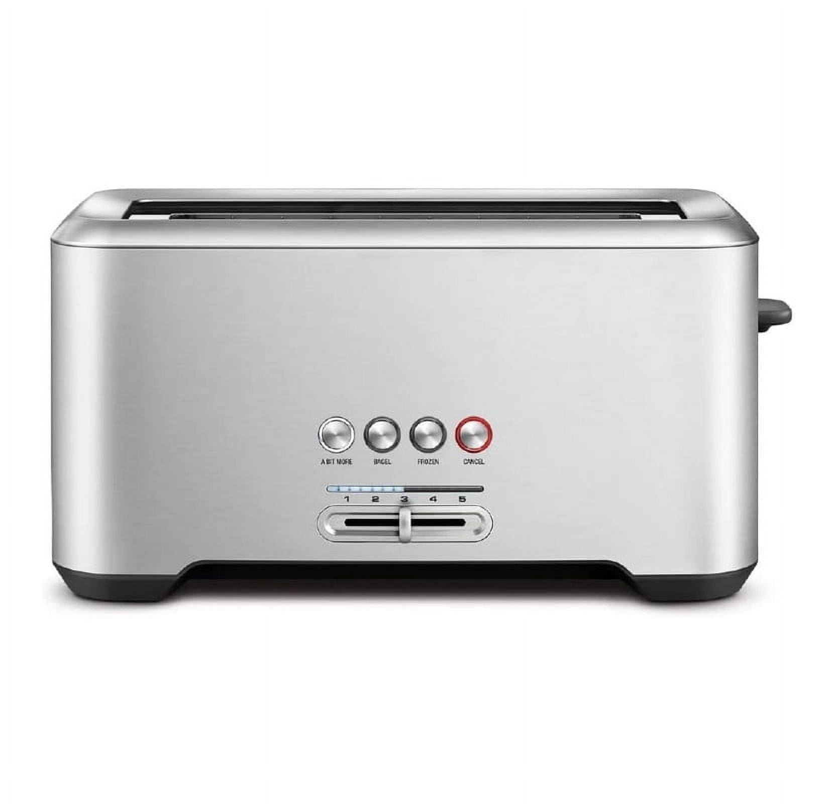 Breville Silver Stainless Steel 4-Slice Digital Long Slot Toaster