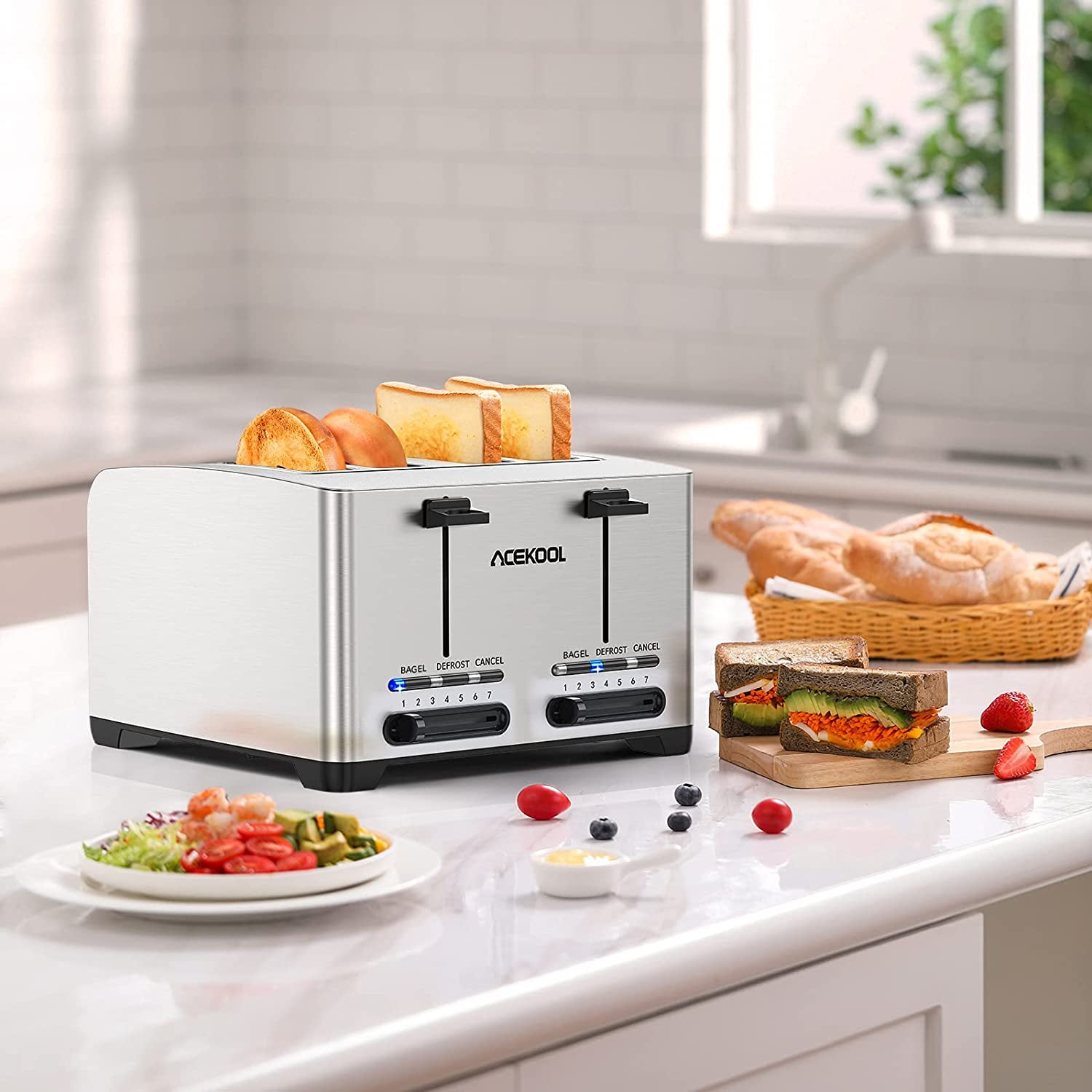 Philips 4 slice toaster sale