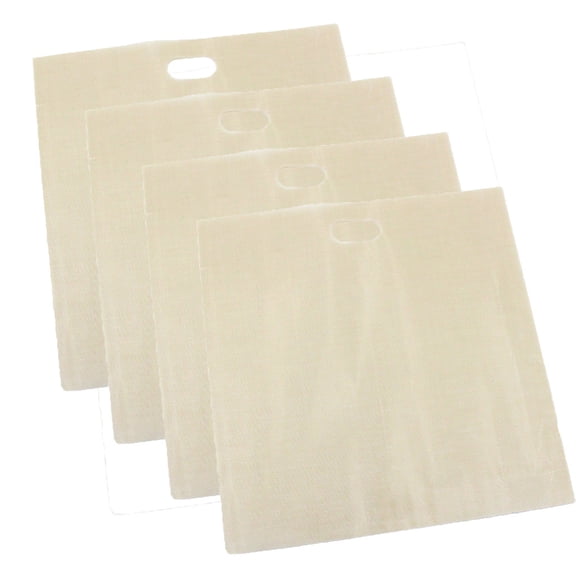 Toaster Bags Reusable, TOUMENY Non-Stick Heat Resistant Sandwich Bags, PTFE Coated Easy Clean Multipurpose Cooking Bags for Grilled Cheese Oven Microwave Grill