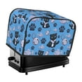 thumbnail image 1 of Toaster Cover 2 Slice, Classic Katong Cat Fish Blue Cute 2 slice Toaster Oven Cover For Kitchen Small Appliance Bread Machine Protector, Waterproof Toaster Covers 2 slice Wide Slot, 1 of 7