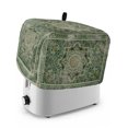 thumbnail image 1 of Toaster Cover 2 Slice, Teal Boho Dustproof Bakeware Oven Protector with Top Hook, Ehtnic Modern Geometric Abstract Art Waterproof Small Kitchen Appliance Toasters Dust Cover, 11"x6"x8", 1 of 9