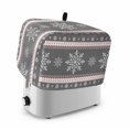 thumbnail image 1 of Toaster Cover 4 Slice, Dustproof Bakeware Oven Protector with Top Hook, Waterproof Small Kitchen Appliance Toasters Dust Cover, 12"x11"x8", 1 of 9