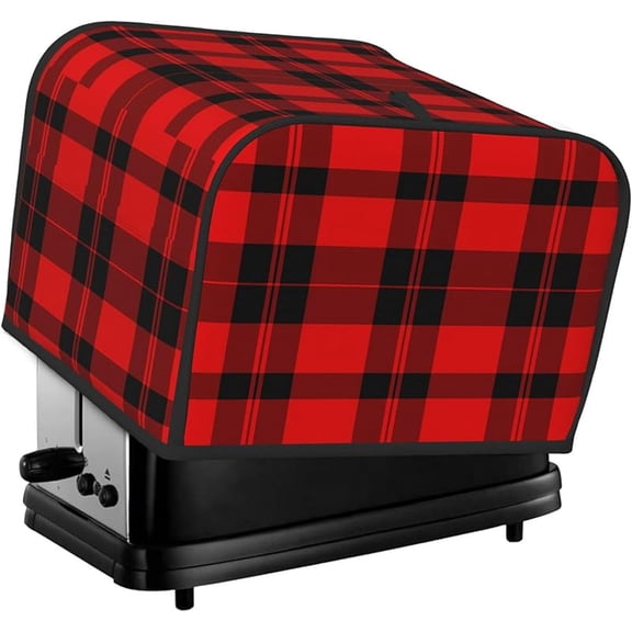 Toaster Cover 4 Slice Dustproof Small Kitchen Appliance Covers Waterproof Bread Machine Cover Fingerprint Protector Washable Toaster Oven Cover