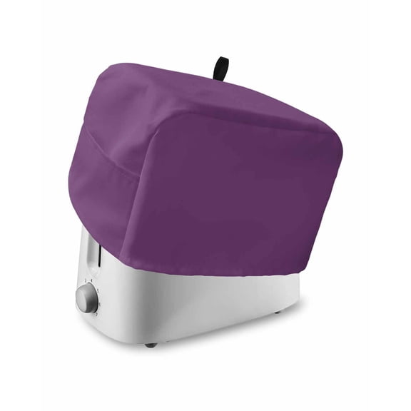 Toaster Cover 4 Slice Purple Toaster Oven Cover with Pockets Solid Purple Color Dustproof Bakeware Protector Small Kitchen Appliance Dust Covers and Fingerprint Protection