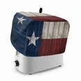 thumbnail image 1 of Toaster Cover 4 Slice, Vintage Star Country Dustproof Bakeware Oven Protector with Top Hook, American Flag Blue Red Waterproof Small Kitchen Appliance Toasters Dust Cover, 12"x11"x8", 1 of 9