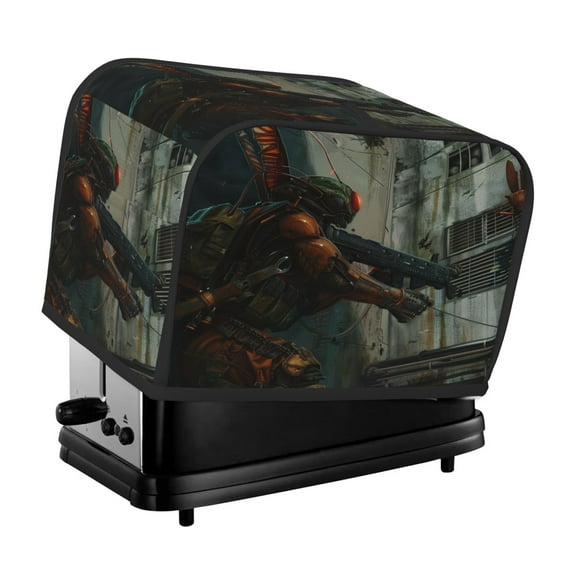 Toaster Cover For 2 Or 4 Slice, Two Or Four Slice Toaster Hood Dust-Proof Cover For Kitchen Washable Small Appliance Cockroach