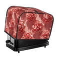 thumbnail image 1 of Toaster Cover For 2 Or 4 Slice, Two Or Four Slice Toaster Hood Dust-Proof Cover For Kitchen Washable Small Appliance Valentine Roses Bloom Pink, 1 of 5
