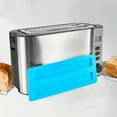 thumbnail image 1 of Toaster Cover Silicone Antidust Protective Case | Dirt-Proof Insect-Resistant | Fits 6.2x4.1in 10.8x4.1in Toasters | Easy Clean Kitchen Appliance Shield Blue, 1 of 7