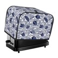 thumbnail image 1 of Toaster Covers 2 Slice, Blue Fish1 Waterproof Bread Machine Cover Fits for Standard 2 Slice Toasters, Home Decor Toaster Protection with Hanging Rope, 1 of 7