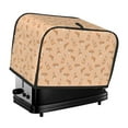 thumbnail image 1 of Toaster Covers 2 Slice, Cartoon Cute Corgi Funny Brown Waterproof Bread Machine Cover Fits for Standard 2 Slice Toasters, Home Decor Toaster Protection with Hanging Rope, 1 of 7