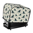 thumbnail image 1 of Toaster Covers 2 Slice, Cartoon Wavy Shark Fin Waterproof Bread Machine Cover Fits for Standard 2 Slice Toasters, Home Decor Toaster Protection with Hanging Rope, 1 of 7