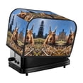 thumbnail image 1 of Toaster Covers 2 Slice, Close-Up Curious Squirrel Waterproof Bread Machine Cover Fits for Standard 2 Slice Toasters, Home Decor Toaster Protection with Hanging Rope, 1 of 7