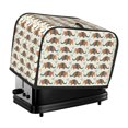 thumbnail image 1 of Toaster Covers 2 Slice, Colorful Armadillos Waterproof Bread Machine Cover Fits for Standard 2 Slice Toasters, Home Decor Toaster Protection with Hanging Rope, 1 of 7