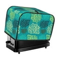 thumbnail image 1 of Toaster Covers 2 Slice, Conch Green Waterproof Bread Machine Cover Fits for Standard 2 Slice Toasters, Home Decor Toaster Protection with Hanging Rope, 1 of 7