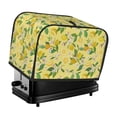 thumbnail image 1 of Toaster Covers 2 Slice, Cute Lemon Purple Flowers Waterproof Bread Machine Cover Fits for Standard 2 Slice Toasters, Home Decor Toaster Protection with Hanging Rope, 1 of 7