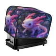 thumbnail image 1 of Toaster Covers 2 Slice, Cute Pink Fantasy Axolotl A Waterproof Bread Machine Cover Fits for Standard 2 Slice Toasters, Home Decor Toaster Protection with Hanging Rope, 1 of 7