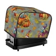 thumbnail image 1 of Toaster Covers 2 Slice, Gnomes With Pumpkins Waterproof Bread Machine Cover Fits for Standard 2 Slice Toasters, Home Decor Toaster Protection with Hanging Rope, 1 of 7
