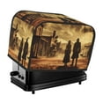 thumbnail image 1 of Toaster Covers 2 Slice, Industrial Style Western Cowboy Waterproof Bread Machine Cover Fits for Standard 2 Slice Toasters, Home Decor Toaster Protection with Hanging Rope, 1 of 7