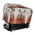 thumbnail image 1 of Toaster Covers 2 Slice, Polka Dot Rhino Welcome Waterproof Bread Machine Cover Fits for Standard 2 Slice Toasters, Home Decor Toaster Protection with Hanging Rope, 1 of 7