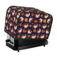 thumbnail image 1 of Toaster Covers 2 Slice, Turkey And Thanksgiving Waterproof Bread Machine Cover Fits for Standard 2 Slice Toasters, Home Decor Toaster Protection with Hanging Rope, 1 of 7