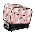thumbnail image 1 of Toaster Covers 2 Slice, cartoon ghost halloween Waterproof Bread Machine Cover Fits for Standard 2 Slice Toasters, Home Decor Toaster Protection with Hanging Rope, 1 of 7