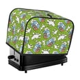 thumbnail image 1 of Toaster Covers 2 Slice, cartoon milk cow Waterproof Bread Machine Cover Fits for Standard 2 Slice Toasters, Home Decor Toaster Protection with Hanging Rope, 1 of 7