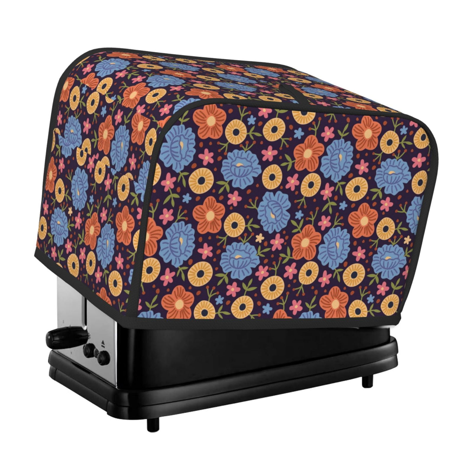 Toaster Covers 2 Slice, leaves flower B Waterproof Bread Machine Cover ...