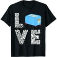thumbnail image 1 of Toaster Maker Love Toast Bread Toasted Slice Breakfast T-Shirt, 1 of 4