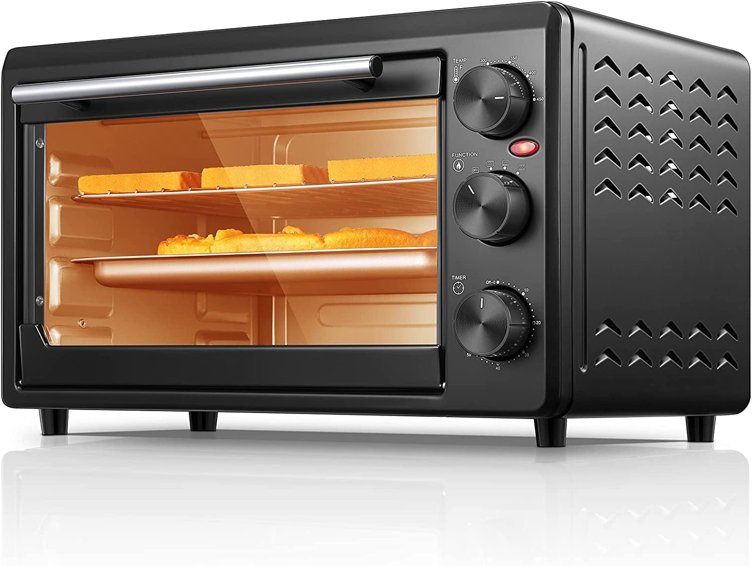BLACK+DECKER 1500 W 8-Slice Stainless Steel Toaster Oven with Broiler – WAM  Kitchen