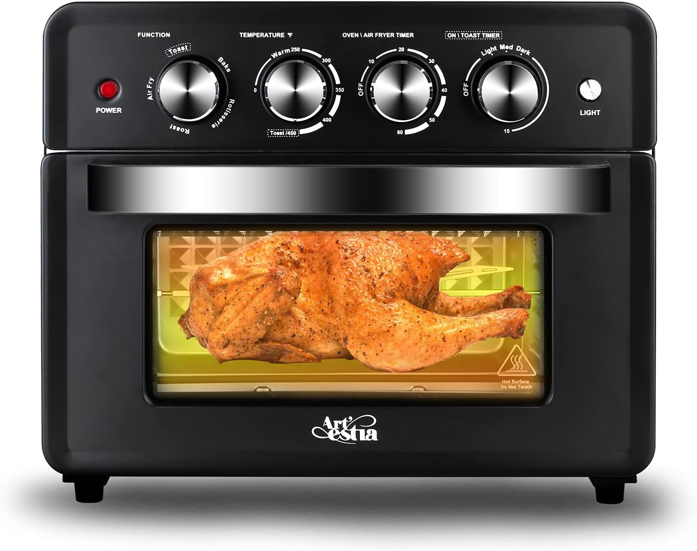 Toaster Ovens Countertop, 27Quart CounterTop Convection Oven, 5In1