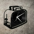 thumbnail image 1 of Toaster Vinyl Wall Clock Unique Gift for Friends Men Women Home Room Decoration Vintage Design Office Bar Room Home Decor, 1 of 8