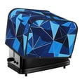 thumbnail image 1 of Toasting Machine Cover 4 Pieces 12.4×10.6×8.3in Dust-Proof Explosion-Proof Waterproof And Wear-Resistant Hollow Bottom Darkgray Geometric Patterns_4, 1 of 7