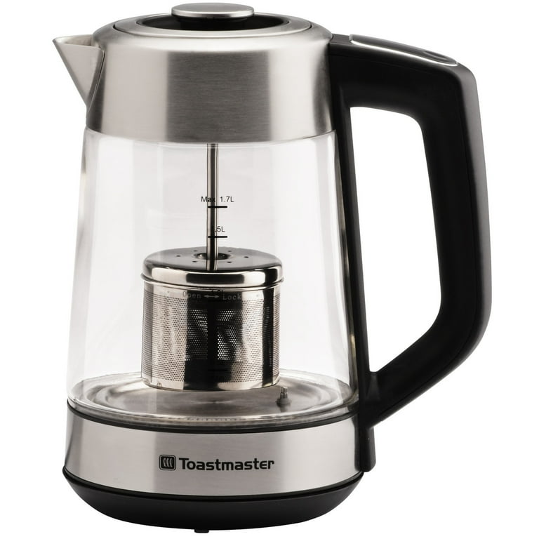 Toastmaster Electric Glass Kettle with Color Changing