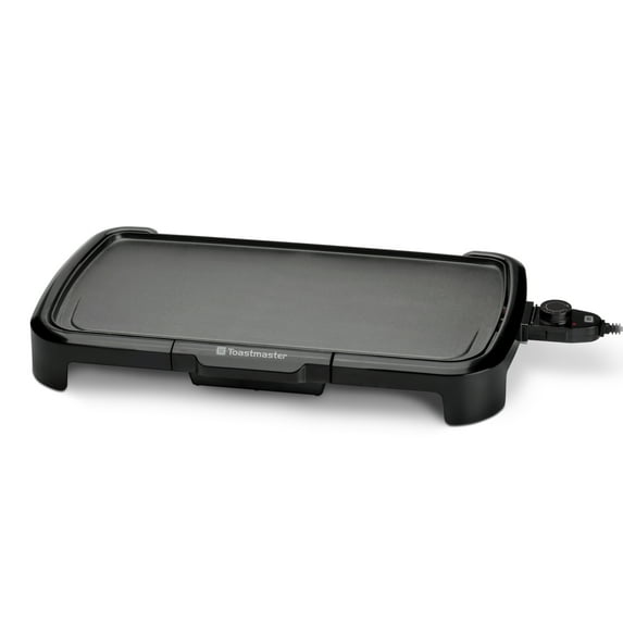 Toastmaster 10" x 20" Griddle, Black, New, TM-201GR