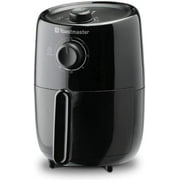 Toastmaster 2 Quart Air Fryer oil free frying auto shut off, nonstick inner basket Black