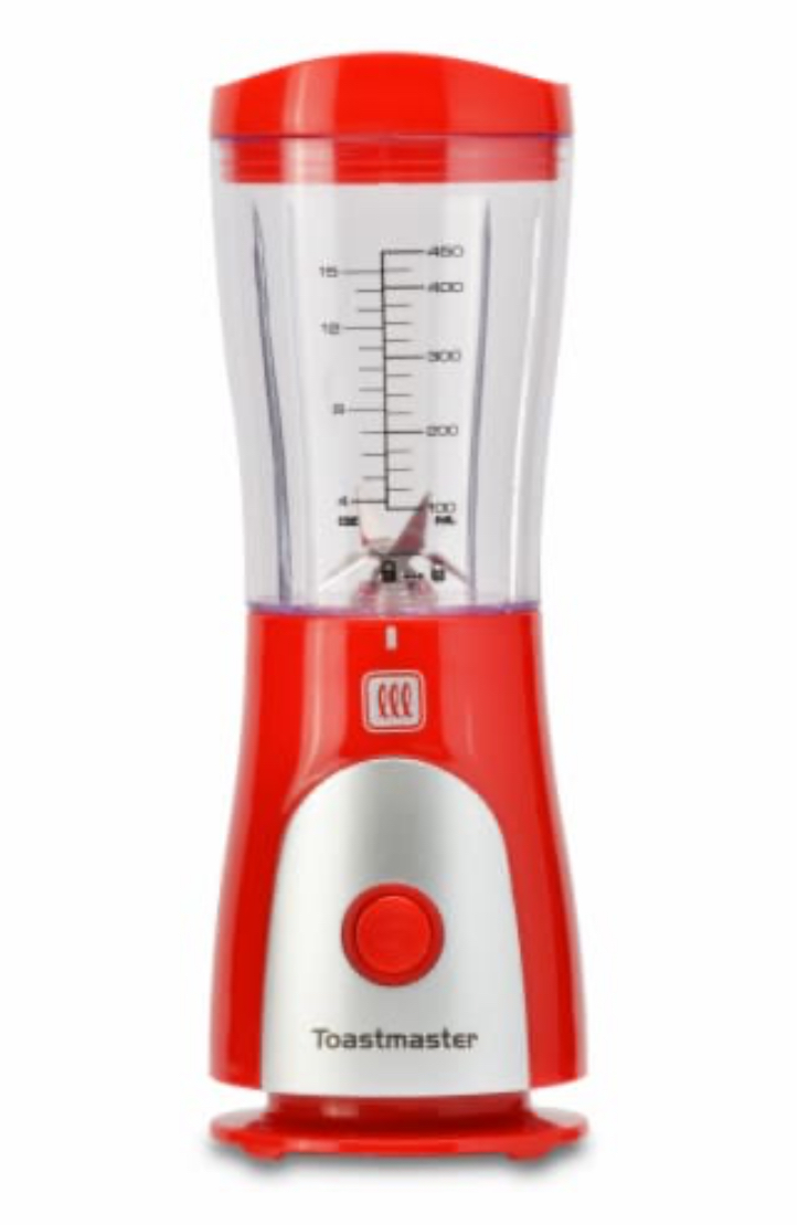 Toastmaster Mini Personal Blender 15 oz Red